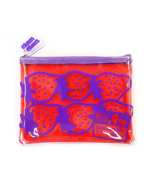 ACCOMMODE（アコモデ）の「CHAMCHAM MARKET / クリアグロッサリーポーチ（ポーチ・レディース・イエロー/オレンジ/パープル・FREE）」の15枚目の写真