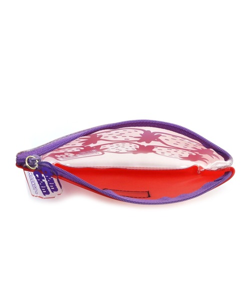 ACCOMMODE（アコモデ）の「CHAMCHAM MARKET / クリアグロッサリーポーチ（ポーチ・レディース・イエロー/オレンジ/パープル・FREE）」の18枚目の写真