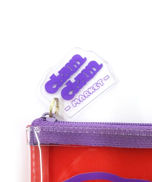 ACCOMMODE（アコモデ）の「CHAMCHAM MARKET / クリアグロッサリーポーチ（ポーチ・レディース・イエロー/オレンジ/パープル・FREE）」の17枚目の写真