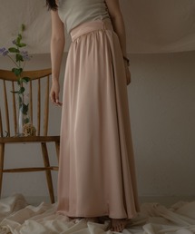 mideal | satin maxi flare skirt / サテンマキシフレアスカート(スカート)