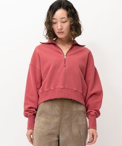 トンプキン裏毛ジップショートスウェット
