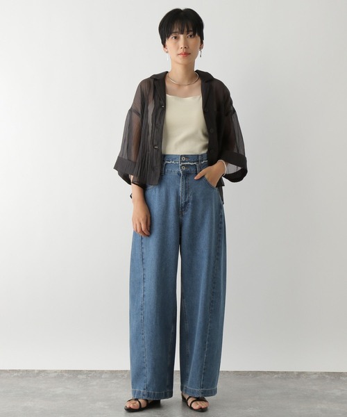 ゆんさん　様　コンソールのみの値段 セール】ミラー光沢シャツ 133488（シャツ/ブラウス）｜LEPSIM