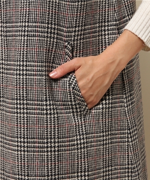 laboratory work（ラボラトリーワーク）の「グレンチェックジャンパースカート（ジャンパースカート・レディース・グレー系その他/ブラック系その他・MEDIUM）」の8枚目の写真