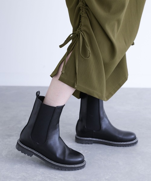 n'OrLABEL(ノアールレーベル)の「『ドロストキャミワンピース』(ワンピース・レディース・ブラック/カーキ/キャメル・1/2)」の14枚目の写真