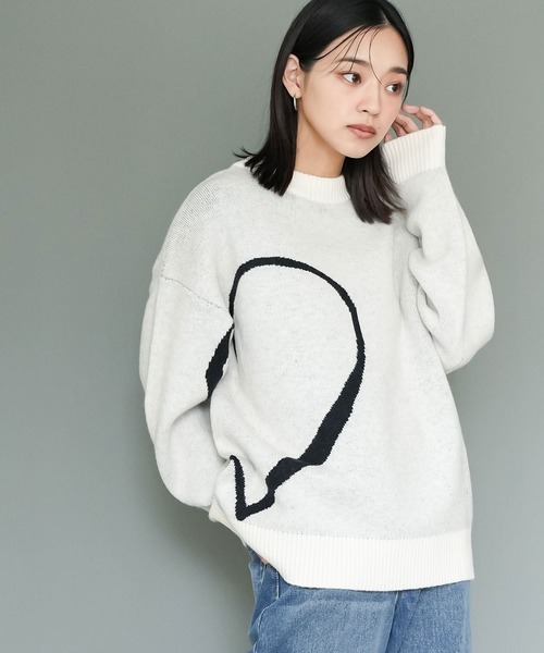 セール】ビッグハートジャガードニットプルオーバー（ニット/セーター