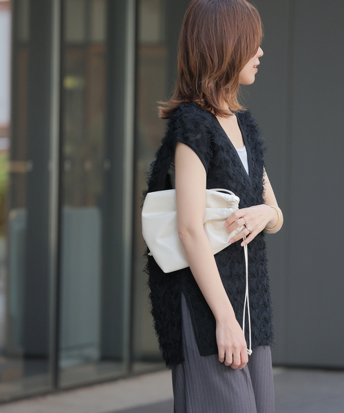 JOURNAL STANDARD relume（ジャーナルスタンダード　レリューム）の「《WEB限定追加》フリンジベスト（ベスト・レディース・ブラック・FREE）」の14枚目の写真
