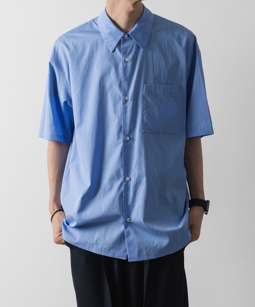 ATTACHMENT（アタッチメント）の「170/2 スビン ブロードS/Sシャツ / 170/2 SVIN BROAD S/S SHIRT（シャツ/ブラウス・メンズ・ホワイト/ブルー/ブラック・1/2/3）」の10枚目の写真