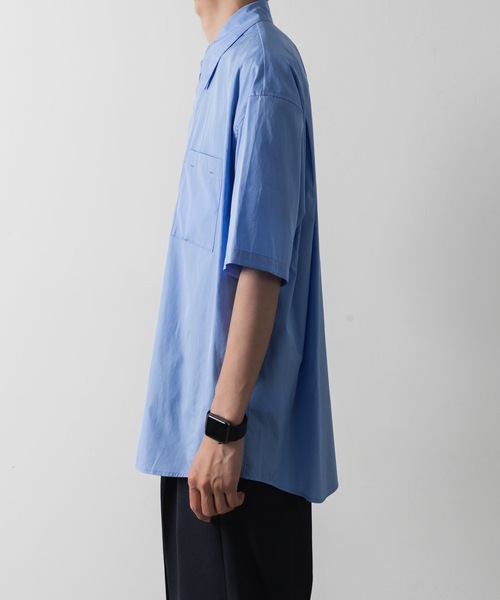 ATTACHMENT（アタッチメント）の「170/2 スビン ブロードS/Sシャツ / 170/2 SVIN BROAD S/S SHIRT（シャツ/ブラウス・メンズ・ホワイト/ブルー/ブラック・1/2/3）」の12枚目の写真