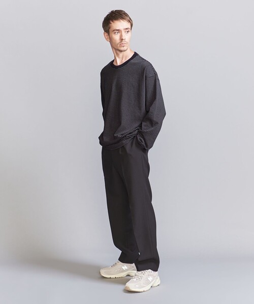 BEAUTY&YOUTH UNITED ARROWS（ビューティーアンドユースユナイテッドアローズ）の「ミジンボーダー ロングスリーブ Tシャツ（Tシャツ/カットソー・メンズ・ホワイト/ネイビー/ダークグレー・S/M/L/XL）」の7枚目の写真