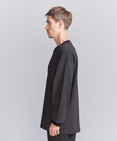 BEAUTY&YOUTH UNITED ARROWS（ビューティーアンドユースユナイテッドアローズ）の「ミジンボーダー ロングスリーブ Tシャツ（Tシャツ/カットソー・メンズ・ホワイト/ネイビー/ダークグレー・S/M/L/XL）」の13枚目の写真