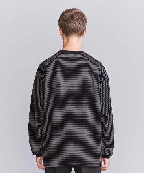 BEAUTY&YOUTH UNITED ARROWS（ビューティーアンドユースユナイテッドアローズ）の「ミジンボーダー ロングスリーブ Tシャツ（Tシャツ/カットソー・メンズ・ホワイト/ネイビー/ダークグレー・S/M/L/XL）」の14枚目の写真