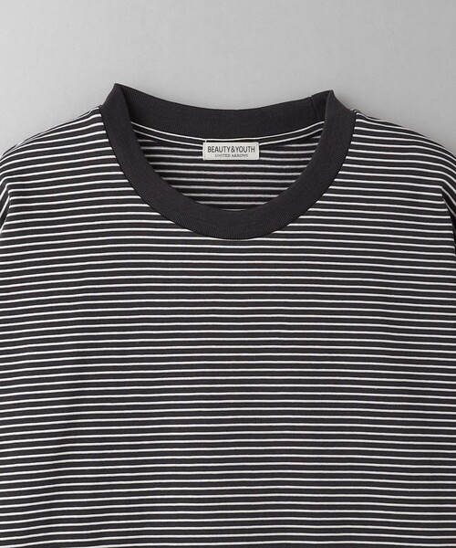 BEAUTY&YOUTH UNITED ARROWS（ビューティーアンドユースユナイテッドアローズ）の「ミジンボーダー ロングスリーブ Tシャツ（Tシャツ/カットソー・メンズ・ホワイト/ネイビー/ダークグレー・S/M/L/XL）」の9枚目の写真