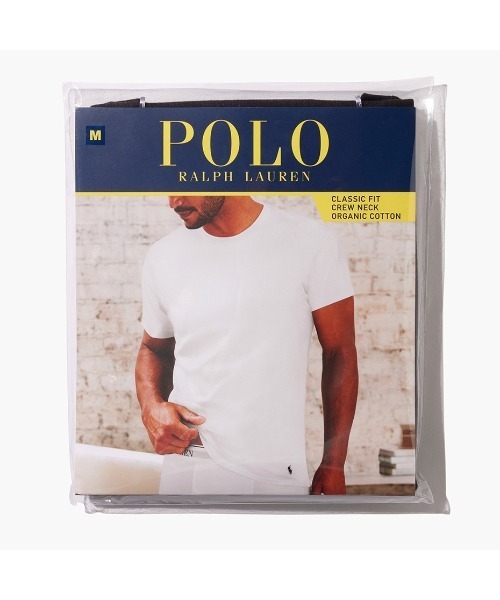POLO RALPH LAUREN UNDERWEAR(ポロラルフローレンアンダーウェア)の「POLO RALPH LAUREN/ポロラルフローレン/クラシックフィット クルーネックアンダーシャツ(Tシャツ/カットソー・メンズ・グレー/ブラック/ホワイト・L/M/S)」の20枚目の写真