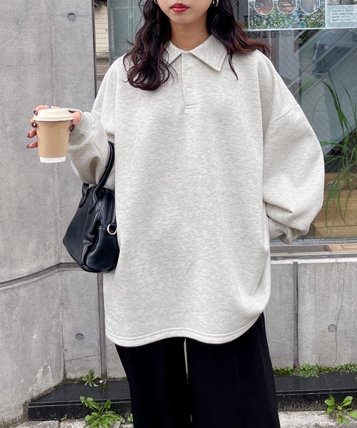 美品✨キャピタル ファー付襟ポケット スエット トレーナー WEB・一部店舗限定カラー】HELLO KITTYクリスタルスウェット