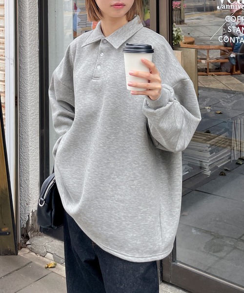 Chillfar（チルファー）の「襟付きポロスウェットトレーナー