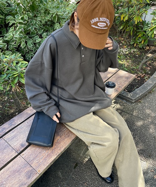 Chillfar（チルファー）の「襟付きポロスウェットトレーナー