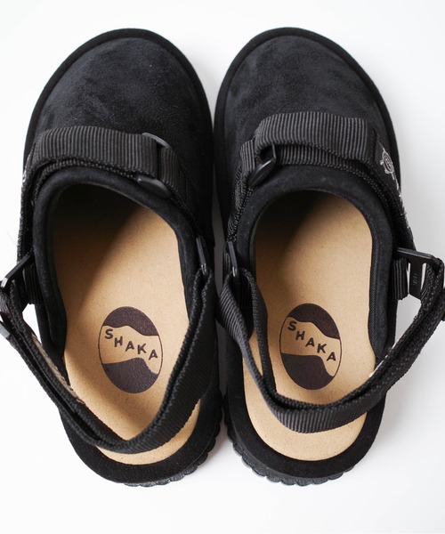 SHAKA（シャカ）の「【IW5】【SHAKA】SNUG CLOG SUEDE シャカ サンダル（サンダル・レディース・ブラック・4）」の4枚目の写真
