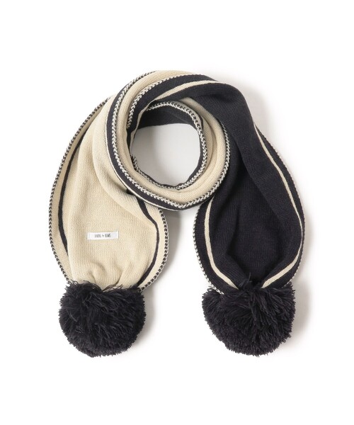 B:MING by BEAMS(ビーミングバイビームス)の「ラインマフラー(マフラー・キッズ・ホワイト系その他5/ブルー系その他・ONE SIZE)」の6枚目の写真