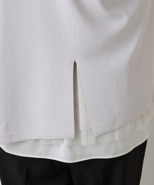 BEARDSLEY（ビアズリー）の「サラッとニット（ニット/セーター・レディース・キャメル/ブラック/ライトグレー・FREE）」の16枚目の写真