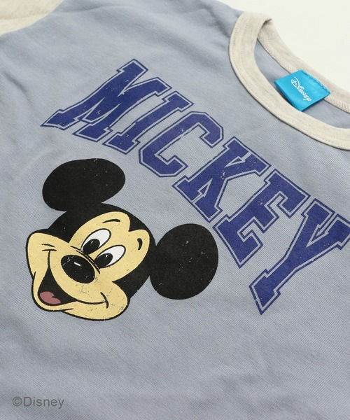 Disney(ディズニー)の「ミッキーマウス 長袖Tシャツ(Tシャツ/カットソー・キッズ・ブラック/サックスブルー/クリーム/オートミール/ネイビー/ワインレッド・80cm/90cm/100cm/110cm/120cm/130cm/140cm)」の9枚目の写真