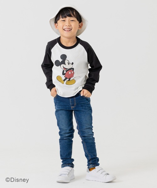 Disney(ディズニー)の「ミッキーマウス 長袖Tシャツ(Tシャツ/カットソー・キッズ・ブラック/サックスブルー/クリーム/オートミール/ネイビー/ワインレッド・80cm/90cm/100cm/110cm/120cm/130cm/140cm)」の22枚目の写真