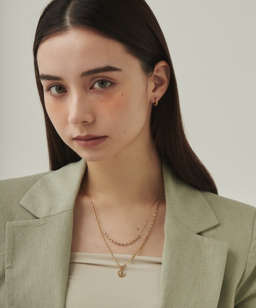 ciite'(シーテ)の「2連コインネックレス(ネックレス・レディース・ゴールド/シルバー・FREE)」の3枚目の写真