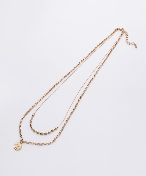 ciite'(シーテ)の「2連コインネックレス(ネックレス・レディース・ゴールド/シルバー・FREE)」の4枚目の写真