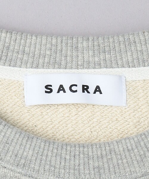 SACRA（サクラ）の「＜SACRA＞エンブロイダリー スウェット（スウェット・レディース・ブラック/グレー・38）」の13枚目の写真