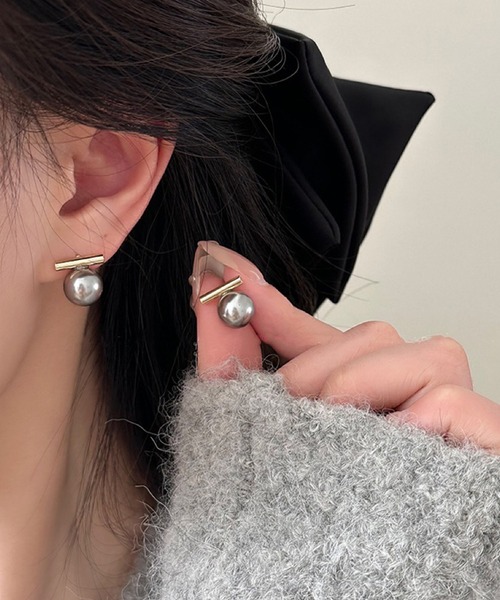 Lace Ladies(レースレディース)の「パール デザイン バラエティ ドレス ピアス(ピアス(両耳用)・レディース・ゴールド/ホワイト/ピンク/グレー・FREE)」の11枚目の写真