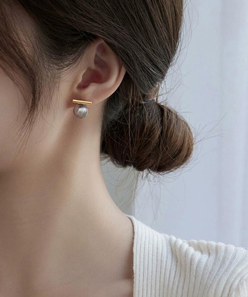 Lace Ladies(レースレディース)の「パール デザイン バラエティ ドレス ピアス(ピアス(両耳用)・レディース・ゴールド/ホワイト/ピンク/グレー・FREE)」の13枚目の写真