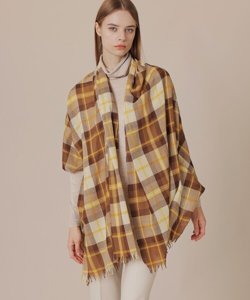 【セール】【婦人画報掲載】チェックストール（ストール/ショール）｜MACKINTOSH LONDON（マッキントッシュ ロンドン）