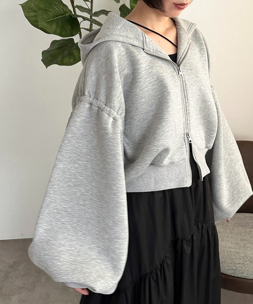 セール】WZIP袖ボリュームパーカー【ZOZOTOWN限定アイテム】（パーカー