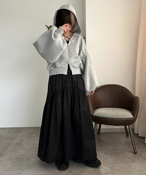 セール】WZIP袖ボリュームパーカー【ZOZOTOWN限定アイテム】（パーカー