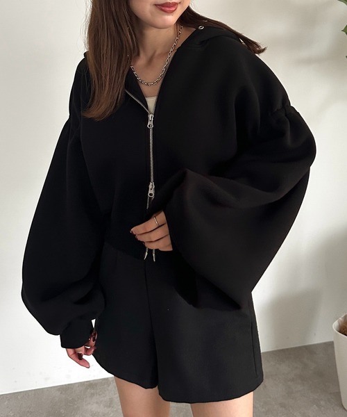 セール】WZIP袖ボリュームパーカー【ZOZOTOWN限定アイテム】（パーカー