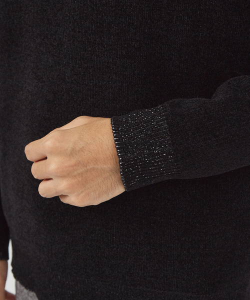 ダブルフェイス モール ハーフジップ ニット（ニット/セーター）｜ABAHOUSE GRAY（アバハウスグレイ）