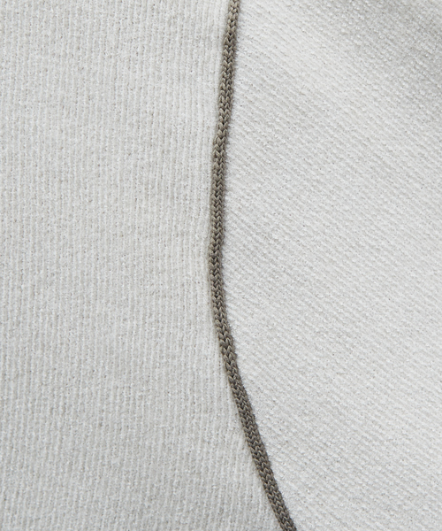 ダブルフェイス モール ハーフジップ ニット（ニット/セーター）｜ABAHOUSE GRAY（アバハウスグレイ）