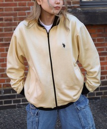 U.S. POLO ASSN.（ユーエスポロアッスン）の「【U.S. POLO ASSN.】 ワンポイント ロゴ刺繍 長袖 スタンド 裏毛 スウェット ジャケット / トラックジャケット（スウェット）」