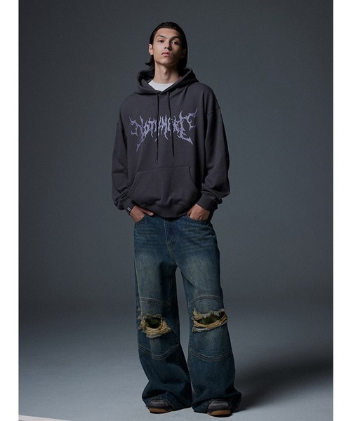 NOT4NERD(ノットフォーナード)の「【UNISEX】 NOT4NERD/Offshootフード(裏起毛)(スウェット・レディース・グリーン/チャコール/ボルドー・X-LARGE/LARGE/MEDIUM)」の4枚目の写真