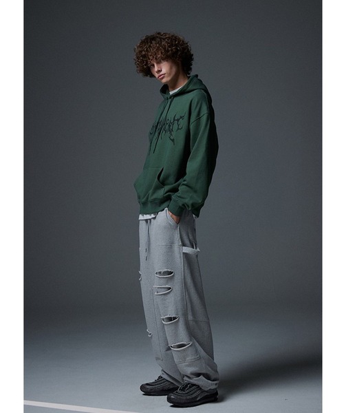 NOT4NERD(ノットフォーナード)の「【UNISEX】 NOT4NERD/Offshootフード(裏起毛)(スウェット・レディース・グリーン/チャコール/ボルドー・X-LARGE/LARGE/MEDIUM)」の8枚目の写真