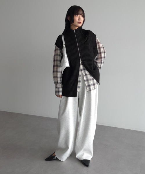 フロントジップベスト（ベスト）｜AnriettMusee（アンリエットミュゼ