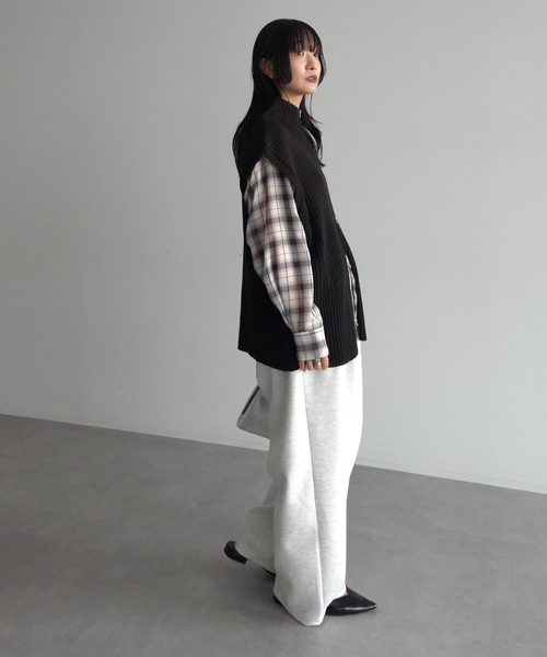 フロントジップベスト（ベスト）｜AnriettMusee（アンリエットミュゼ