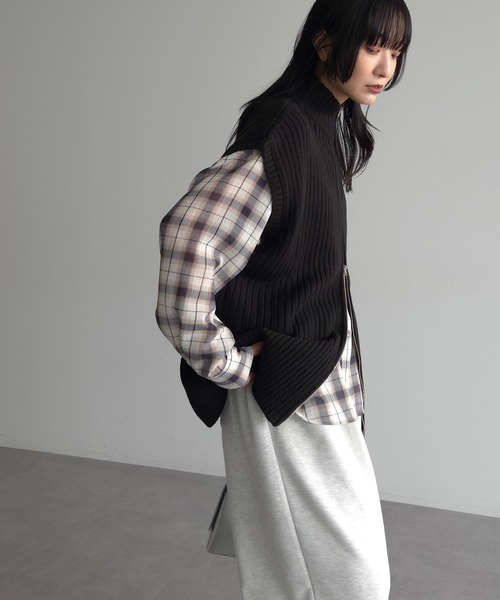 セール】フロントジップベスト（ベスト）｜AnriettMusee（アンリエット