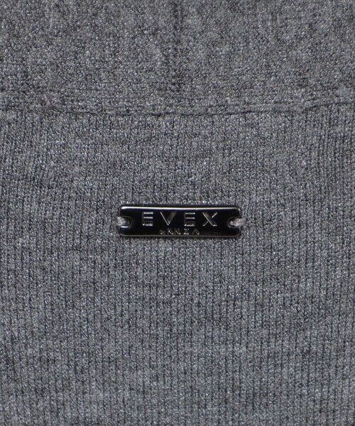 EVEX by KRIZIA(エヴェックスバイクリツィア)の「【L】【カタログ掲載品】ベルトニットワンピース(ワンピース・レディース・ブラック/チャコールグレー・44)」の10枚目の写真