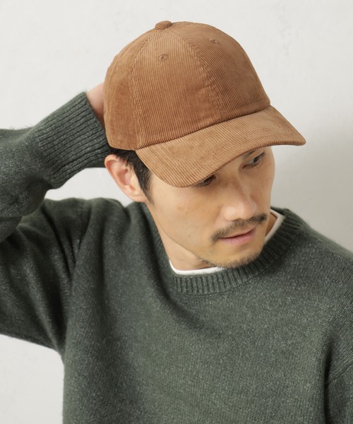 FOUND GOOD(ファウンドグッド)の「コーデュロイCAP(キャップ・メンズ・ブルー系/グリーン/ブラック/ブラウン系・FREE)」の3枚目の写真