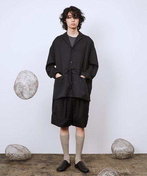 Dulcamara（ドゥルカマラ）の「よそいきテーラードカラーPO（テーラードジャケット・メンズ・ブラック/ミックスグレー/ベージュ系・0/1）」の5枚目の写真