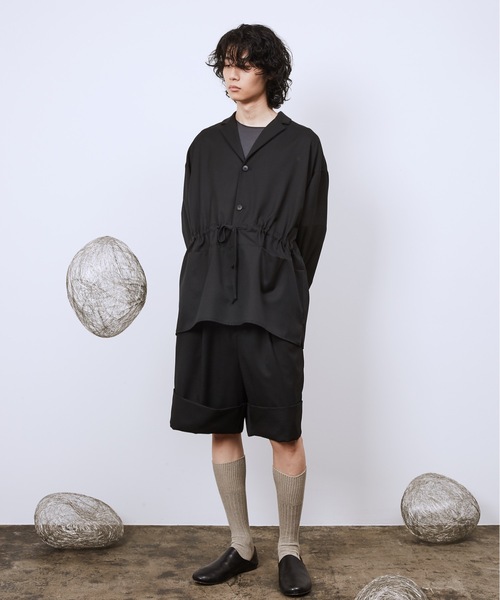 Dulcamara（ドゥルカマラ）の「よそいきテーラードカラーPO（テーラードジャケット・メンズ・ブラック/ミックスグレー/ベージュ系・0/1）」の8枚目の写真