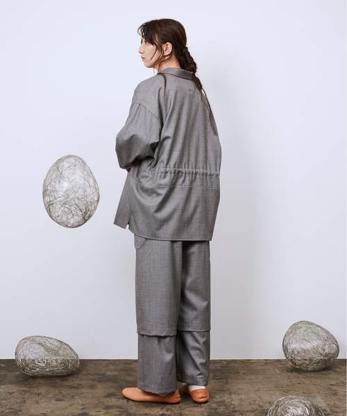 Dulcamara（ドゥルカマラ）の「よそいきテーラードカラーPO（テーラードジャケット・メンズ・ブラック/ミックスグレー/ベージュ系・0/1）」の16枚目の写真