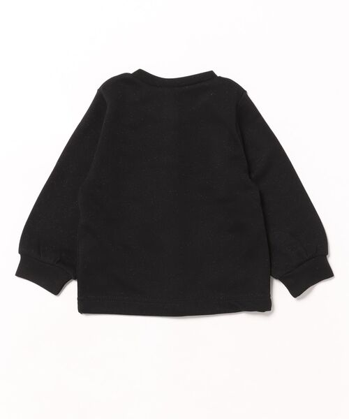 la poche biscuit（ラポシェビスキュイ）の「ラメ入り裏毛カーディガン（カーディガン/ボレロ・キッズ・シルバー/ブラック/ラベンダー・140/130/110/100/90/120/80）」の7枚目の写真