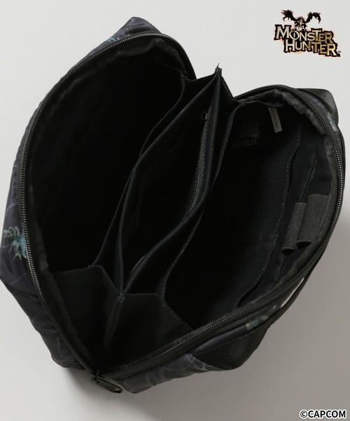 RAGEBLUE（レイジブルー）の「【MONSTER HUNTER/モンスターハンター】コラボ総柄ポーチ（ポーチ・メンズ・ブラック/グレー系その他・FREE）」の4枚目の写真