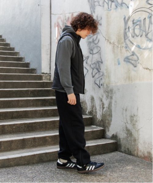 GLAZOS（グラソス）の「【大人向けサイズあり】裏起毛・ジョガーパンツ（その他パンツ・キッズ・グレー/チャコールグレー・LL/S/M/L）」の6枚目の写真